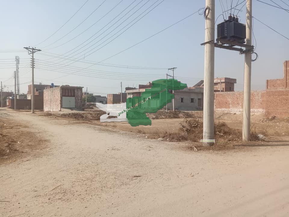 5.2 Marla plot for sale   In Ahmad villas near millat Town Faisalabad