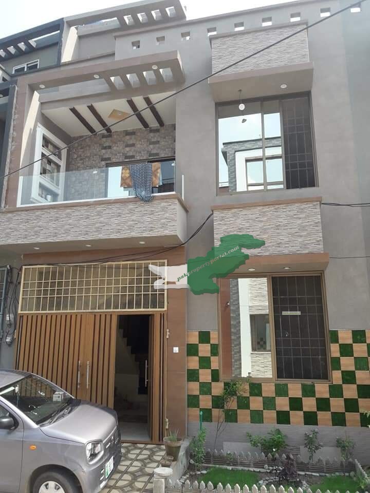 3 Marla Double portion House For Sale in palm villas housing society canal road opposite sozo park jallo lahore