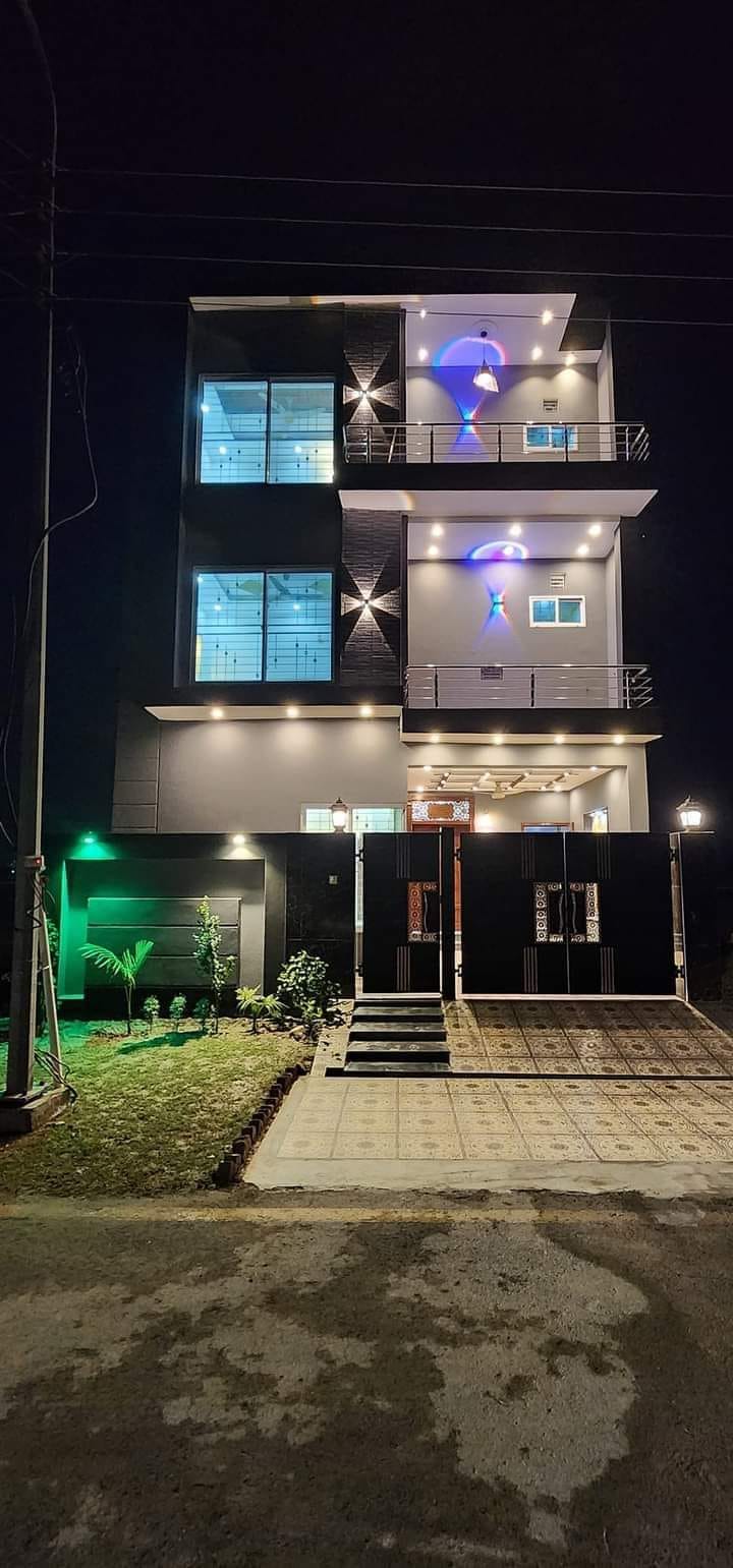 5 Marla brand new triple Story House for Sale in E Block Central Park Lahore