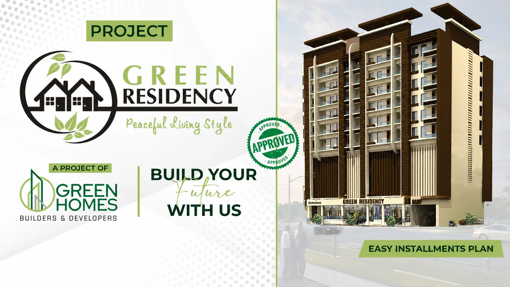 Green Residency – 2 & 3 Room Apartments in North Karachi