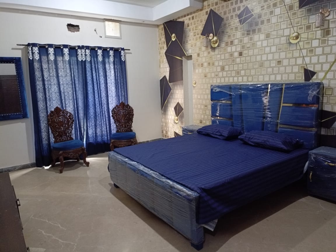 10 Marla furnished upper portion available for rent Bahria Town Lahore