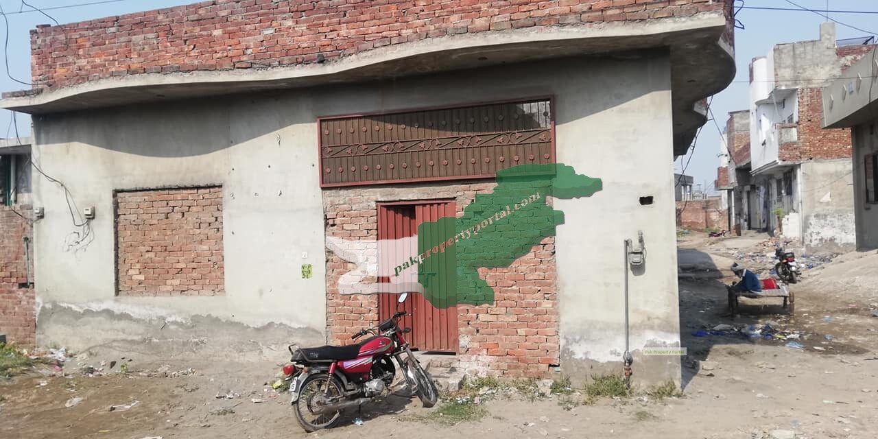 4 marla corner House singl story for sale in Jallo More Bata Pur in lahore