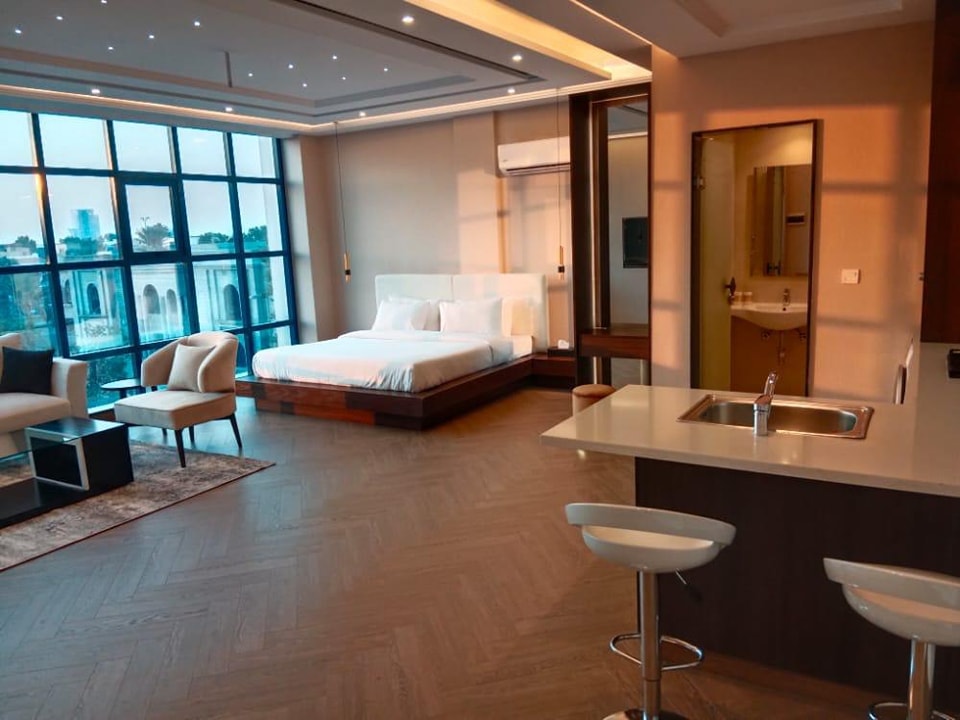 Brand new beautiful furnished bed studio apartment for sale at Bahria Town Lahore