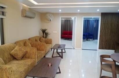 3 Bed Beautiful Fully Furnished Apartment Available For Rent in  Sector E Commercial Bahria Lahore