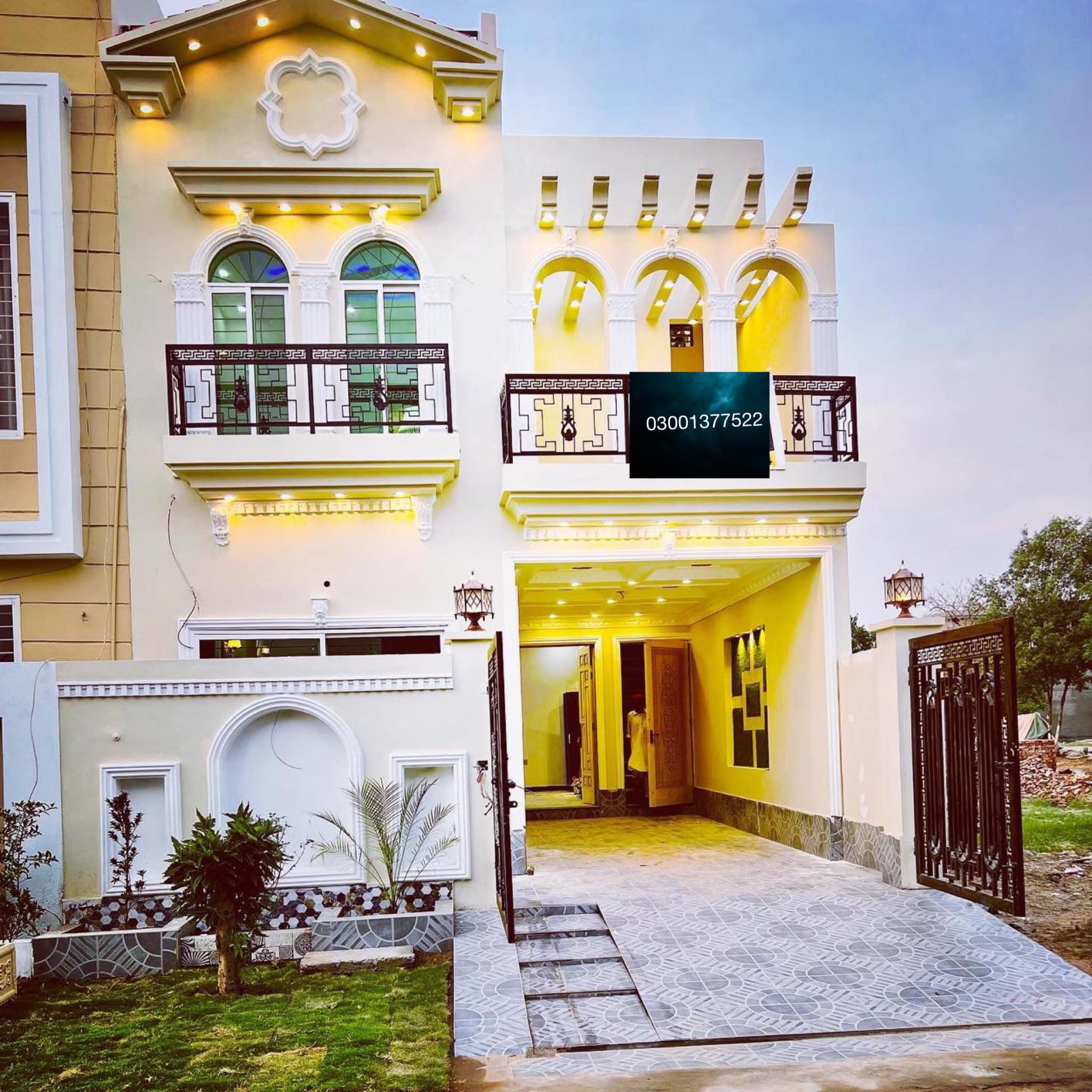 6 Marla Brand New Triple Story House For Sale Canal Garden Lahore