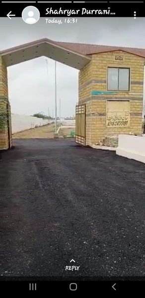 120 sq yard plot for sale in Anabia gold city Scheme 33 Karachi