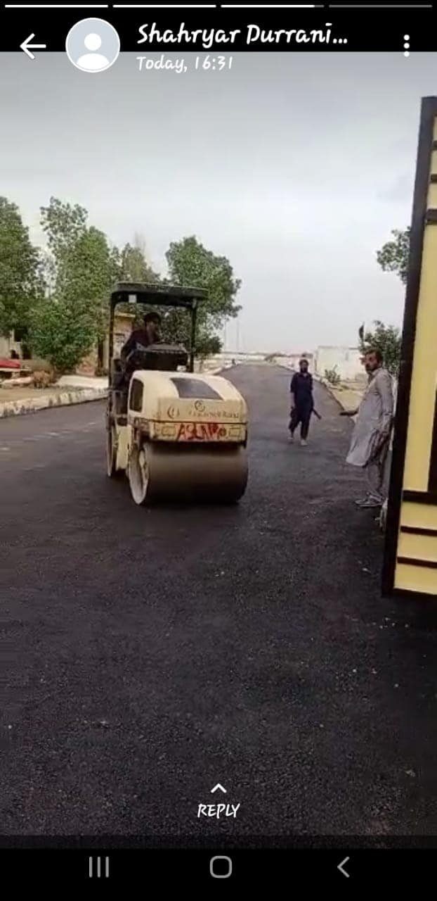 120 sq yard plot for sale in Anabia gold city Scheme 33 Karachi