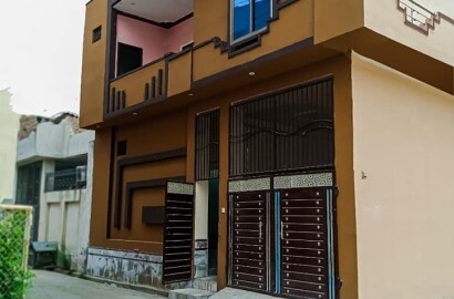 6 marla corner house for sale, phool town mangat road hafizabad