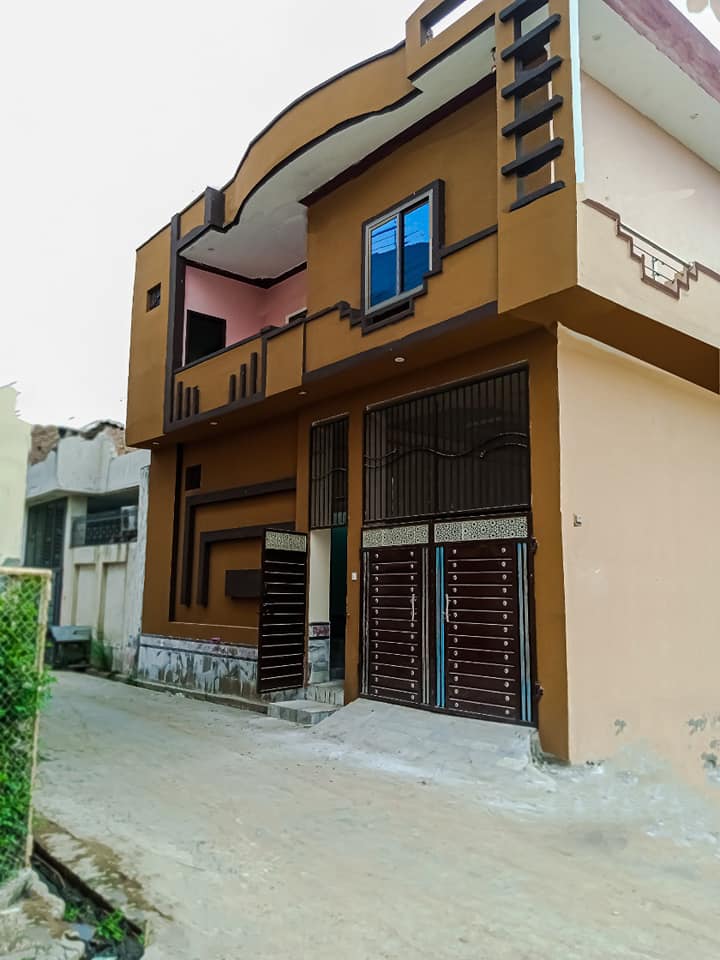 6 marla corner house for sale, phool town mangat road hafizabad