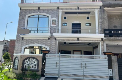 6 Marla Corner Brand New House For Sale in Tulip Overseas Block  Park view city Lahore