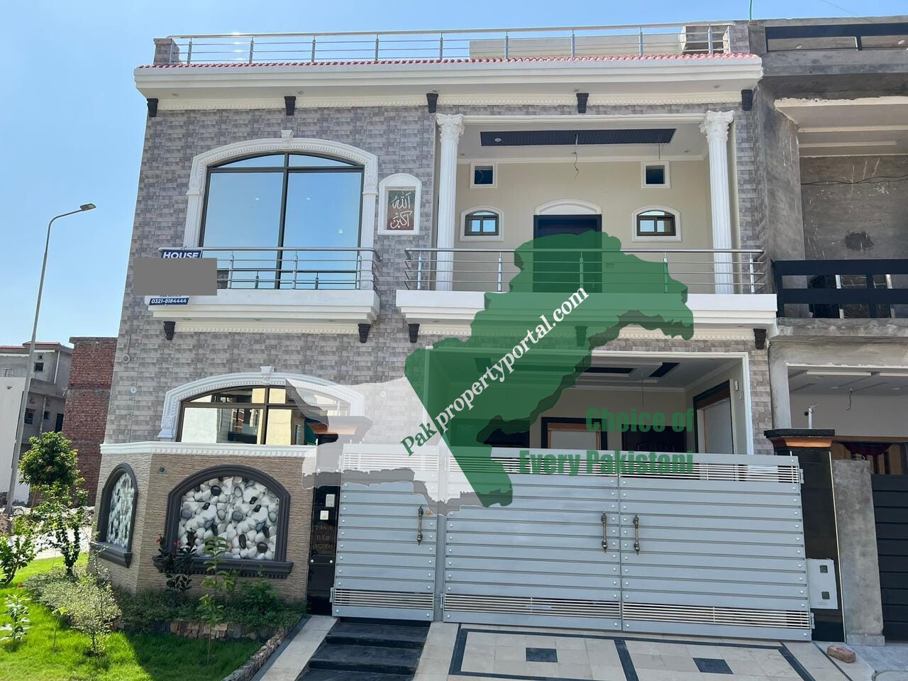 6 Marla Corner Brand New House For Sale in Tulip Overseas Block  Park view city Lahore