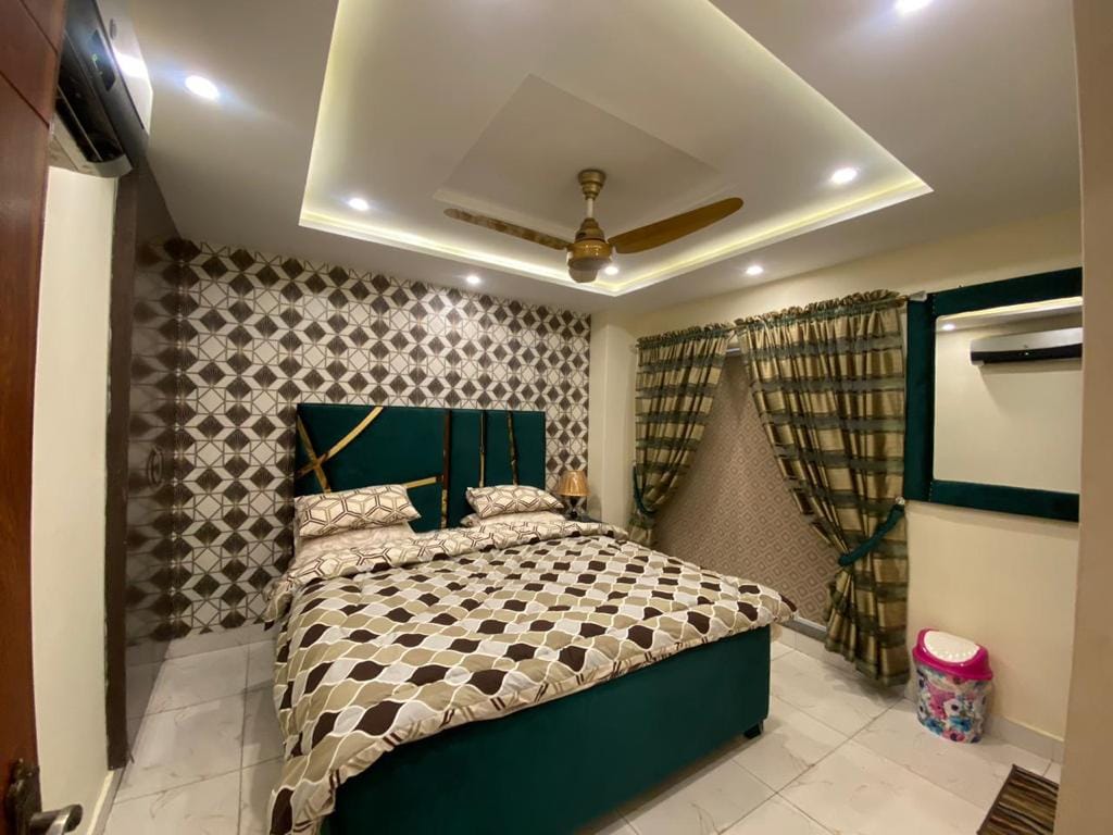 1-bed furnished apartment facing the Eiffel Tower available for rent in Bahria Town Lahore